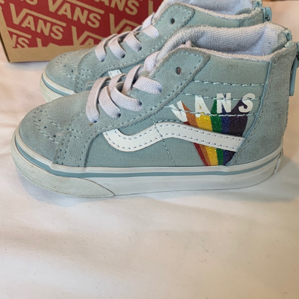 Vans 6T rainbow 🌈 Sk8-Hitop zip